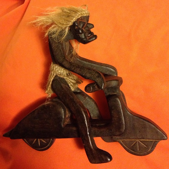 Wild motorcycle man