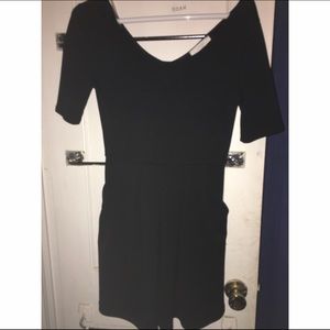 LUSH black skater dress