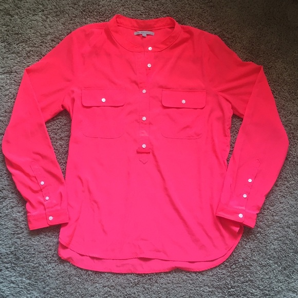 Bright Pink Gap Blouse