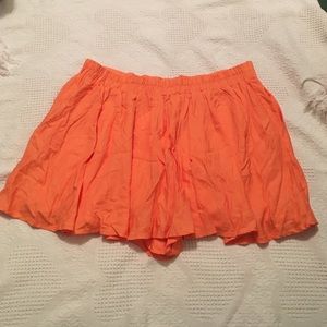 Orange skirt