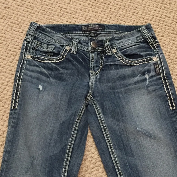 Silver jeans