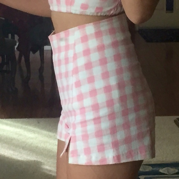 SUPER CUTE PINK GINGHAM SET π - Picture 4 of 4