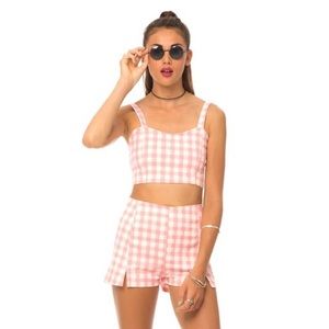SUPER CUTE PINK GINGHAM SET 💗