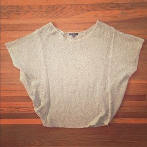 Gold, lightly sequined sweater