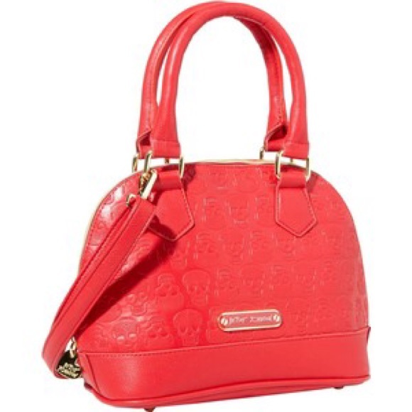 Betsey Johnson Princess Skully Mini Dome Satchel