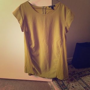 Mango mustard blouse