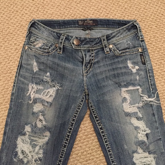 Silver jeans