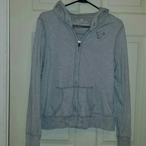 American Eagle zip up hoodie.