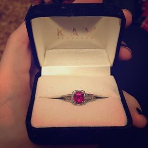 Ruby promise ring