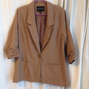Camel colored blazer