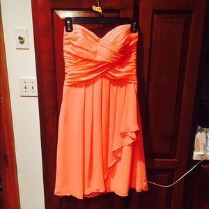 Coral summer dress