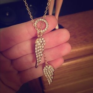 Victoria secret angel wing necklace