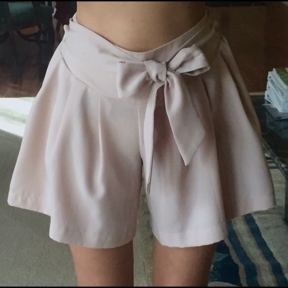 Chiffon Bow Shorts - Picture 3 of 3
