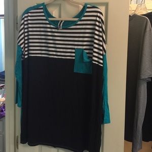 Cute Piko Style Tunic with folderover pocket