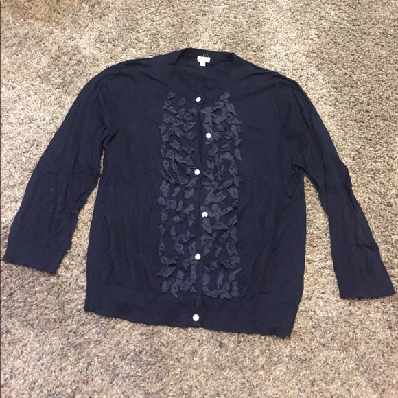 Jcrew navy cardigan - Picture 2 of 3