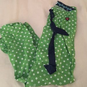 Lowest ❗️PINK- White Dots & Lime Green PJs