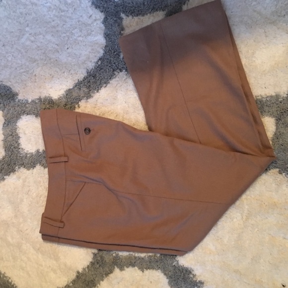 Brown dress paints. Really worn.