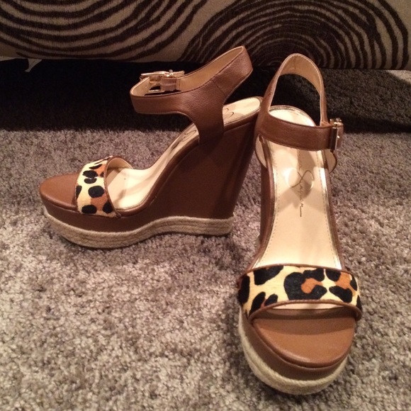 Steve Madden Leopard Wedge Sandal