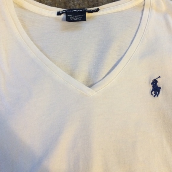 White long sleeve polo