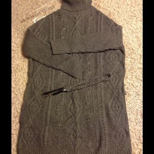 Victoria's Secret Dark Gray Sweater Dress/Tunic L