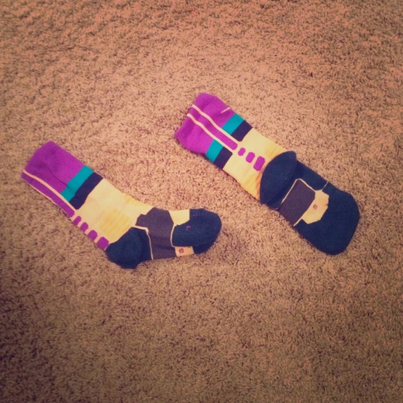 Multicolored Nike ELITE socks