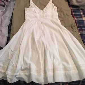 White Strappy dress