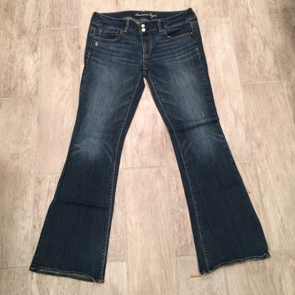 Flare cut, regular length jeans