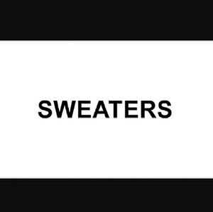 Long and short sleeve sweaters