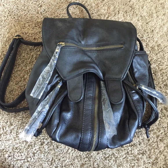 Brandy Melville Handbags - John Galt (Brandy Melville) leather backpack