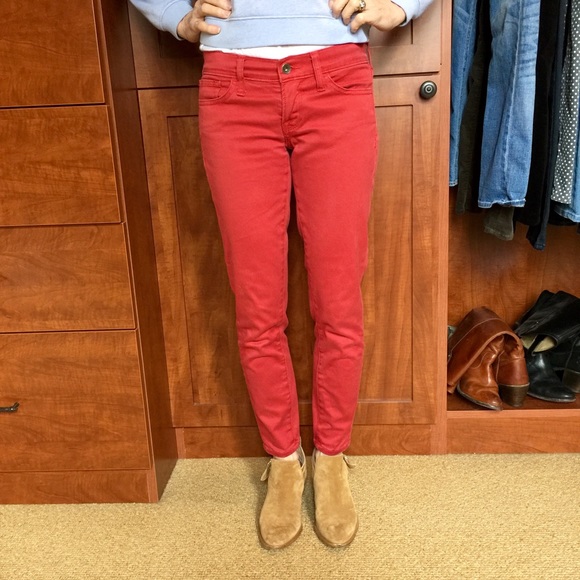 Lucky Brand "Charlie" Capri in Red