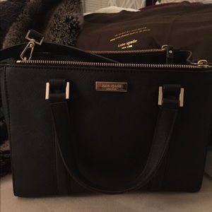 Chic Black Kate Spade Bag; Only Used Once