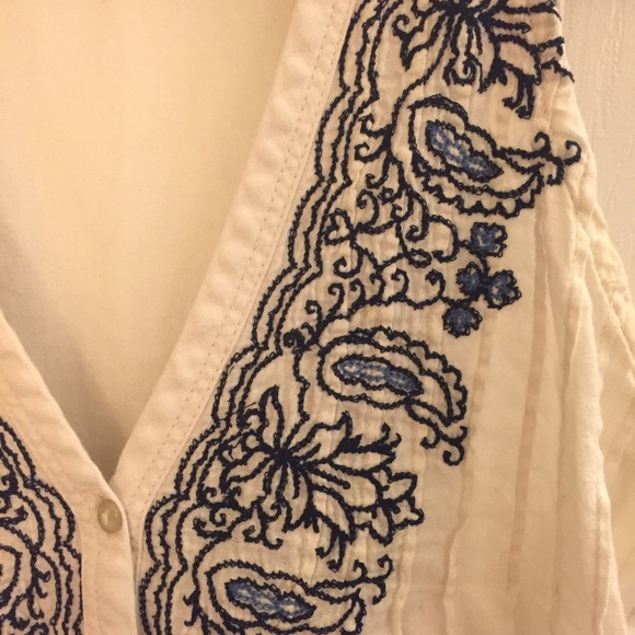 Embroidered tank/tunic - Picture 1 of 4