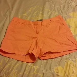 Light orange J. Crew Chino shorts