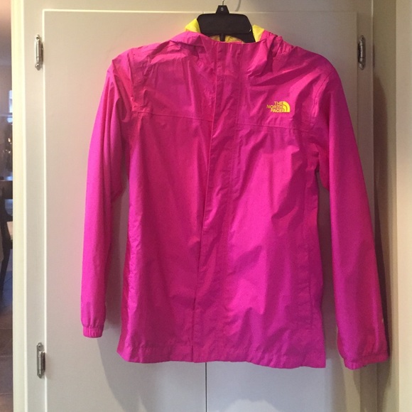 Girls NORTH FACE pink jacket size L