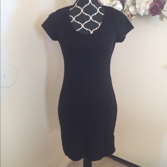 H&M Cap Sleeve Dress Black LBD