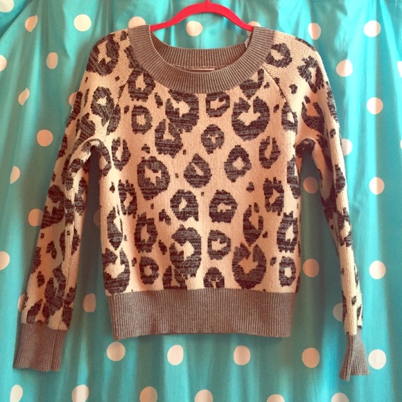 Leopard Print Sweater - Picture 1 of 4