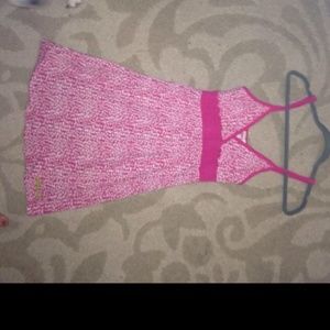 Pink and white floral Billa bong dress