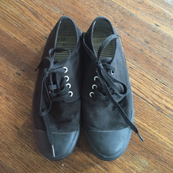 BANGS sneakers, black, size 9. Normal wear