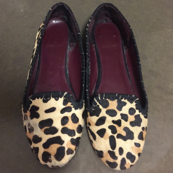 Ann Taylor Loft cheetah flats