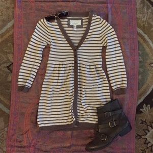 Heritage striped cardigan