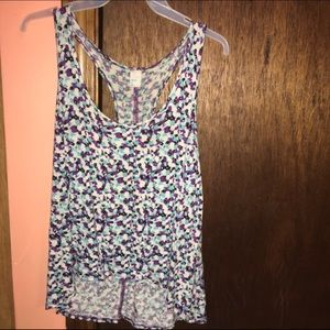 Floral print tank top