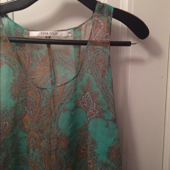 LF Open-Back Paisley Top
