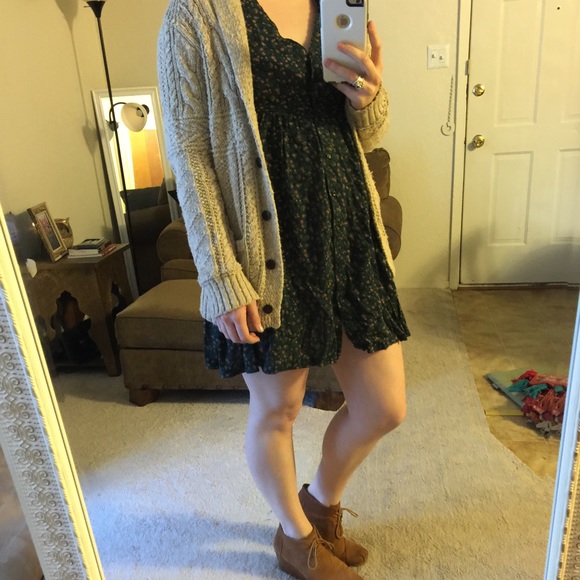 Tiny Floral Print Babydoll Dress