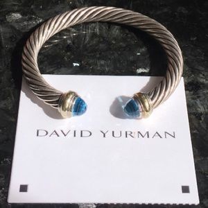 ❤SOLD❤️ David Yurman 14kt gold topaz bracelet