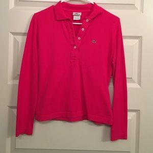 Lacoste long sleeve polo