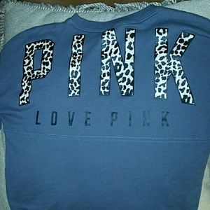 VS PINK CHEETAH CREW