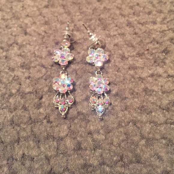A/b stone earrings
