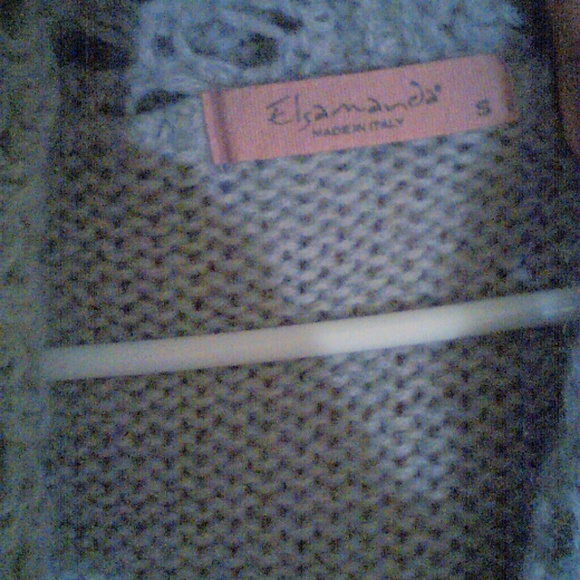 Elsmanda Italian wool knit cardigan