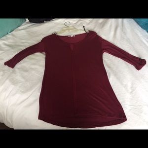 Beautiful Oxblood red tunic