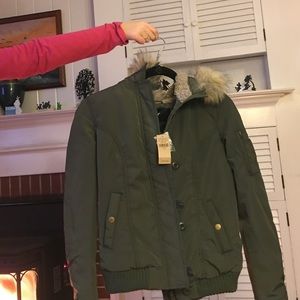 American Eagle fur-lined hood parka